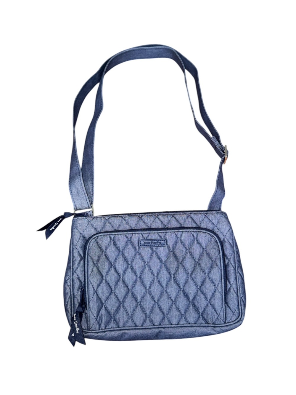 Vera Bradley Quilted Crossbody Bag in Navy Blue